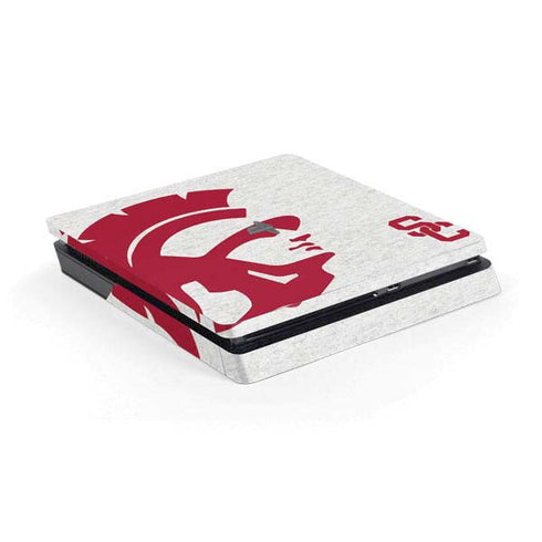 University of Southern California USC Grey Trojan Mascot PS4 Slim Skin