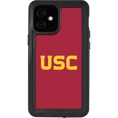 University of Southern California USC iPhone 12 Mini Waterproof Case