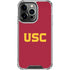 University of Southern California USC iPhone 14 Pro Clear Case