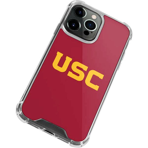 University of Southern California USC iPhone 14 Pro Clear Case