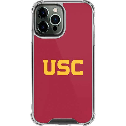 University of Southern California USC iPhone 14 Pro Max Clear Case
