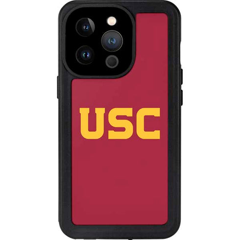 University of Southern California USC iPhone 15 Pro Waterproof Case