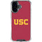 University of Southern California USC iPhone 16 Plus Clear Case