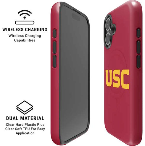 University of Southern California USC iPhone 16 Plus Magsafe Impact Case