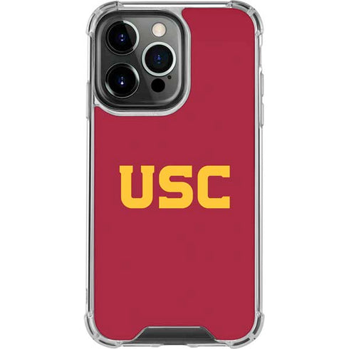 University of Southern California USC iPhone 16 Pro Max Clear Case