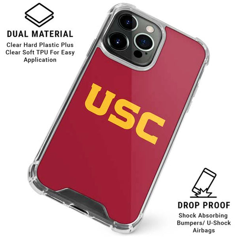 University of Southern California USC iPhone 16 Pro Max Clear Case
