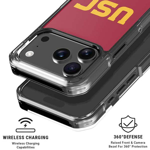 University of Southern California USC iPhone 18 Pro Clear Case