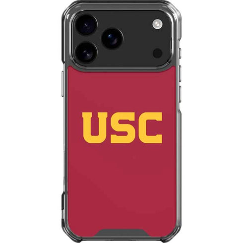 University of Southern California USC iPhone 18 Pro Max Clear Case
