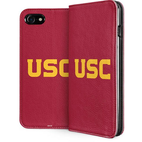 University of Southern California USC iPhone SE (2nd & 3rd Gen) Folio Case