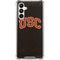 University of Southern California USC Logo Black Distressed Galaxy A16 5G Clear Case