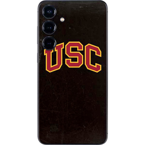 University of Southern California USC Logo Black Distressed Galaxy A16 5G Skin