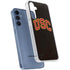 University of Southern California USC Logo Black Distressed Galaxy A55 5G Clear Case