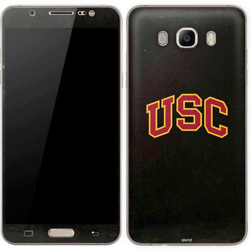 University of Southern California USC Logo Black Distressed Galaxy J7 Skin