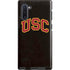 University of Southern California USC Logo Black Distressed Galaxy Cases