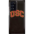 University of Southern California USC Logo Black Distressed Galaxy Cases