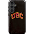 University of Southern California USC Logo Black Distressed Galaxy S25 Impact Case