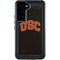 University of Southern California USC Logo Black Distressed Galaxy S24 Plus Waterproof Case