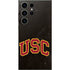 University of Southern California USC Logo Black Distressed Galaxy S25 Ultra Skin