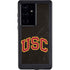 University of Southern California USC Logo Black Distressed Galaxy S24 Ultra Waterproof Case