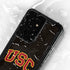 University of Southern California USC Logo Black Distressed Galaxy S24 Ultra Waterproof Case