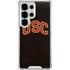 University of Southern California USC Logo Black Distressed Galaxy S25 Ultra Clear Case