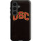 University of Southern California USC Logo Black Distressed Galaxy S26 Impact Case