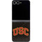 University of Southern California USC Logo Black Distressed Galaxy Z Flip6 Skin