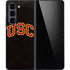 University of Southern California USC Logo Black Distressed Galaxy Z Fold5 5G Skin