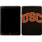 University of Southern California USC Logo Black Distressed iPad Skins