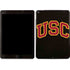 University of Southern California USC Logo Black Distressed iPad Skins