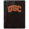 University of Southern California USC Logo Black Distressed iPad Pro 11in (2024) Clear Case