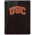 University of Southern California USC Logo Black Distressed iPad Pro 11in (2024) Clear Case