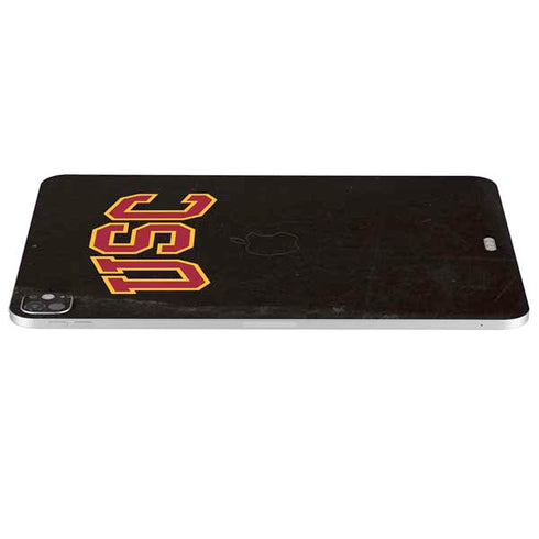 University of Southern California USC Logo Black Distressed iPad Pro 13in M4 (2024) Skin