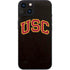University of Southern California USC Logo Black Distressed iPhone Skins