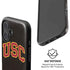 University of Southern California USC Logo Black Distressed iPhone 16 Plus Magsafe Impact Case