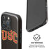 University of Southern California USC Logo Black Distressed iPhone 16 Pro Magsafe Impact Case