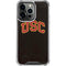 University of Southern California USC Logo Black Distressed iPhone 16 Pro Max Clear Case
