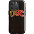 University of Southern California USC Logo Black Distressed iPhone 16 Pro Max Magsafe Impact Case