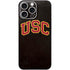 University of Southern California USC Logo Black Distressed iPhone 16 Pro Max Skin