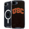 University of Southern California USC Logo Black Distressed iPhone 16e MagSafe Case