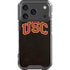 University of Southern California USC Logo Black Distressed iPhone 18 Pro Clear Case
