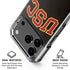 University of Southern California USC Logo Black Distressed iPhone 18 Pro Clear Case
