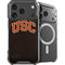 University of Southern California USC Logo Black Distressed iPhone 18 Pro MagSafe Case
