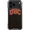 University of Southern California USC Logo Black Distressed iPhone 18 Pro Max Clear Case