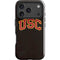 University of Southern California USC Logo Black Distressed iPhone 18 Pro Max Impact Case