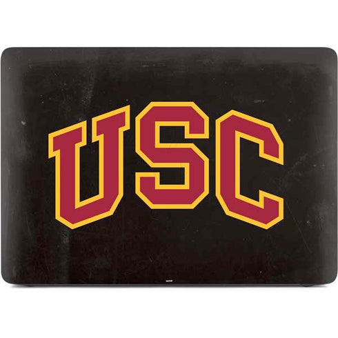 University of Southern California USC Logo Black Distressed Apple MacBook Air Skin