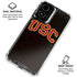 University of Southern California USC Logo Black Distressed Moto G Power 5G (2024) Clear Case