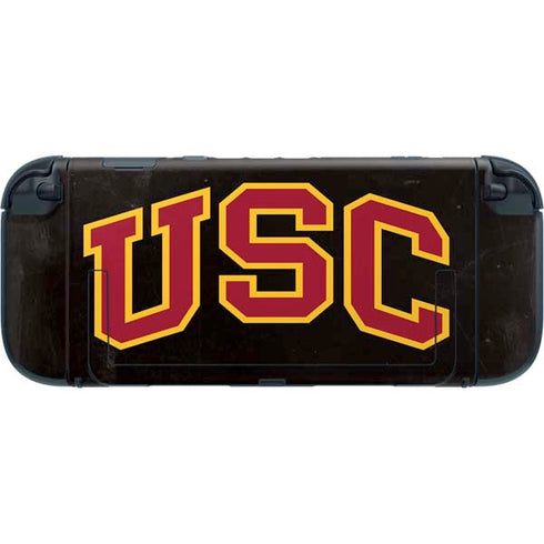 University of Southern California USC Logo Black Distressed Nintendo Switch 2 (2025) with Joy-Con Skin