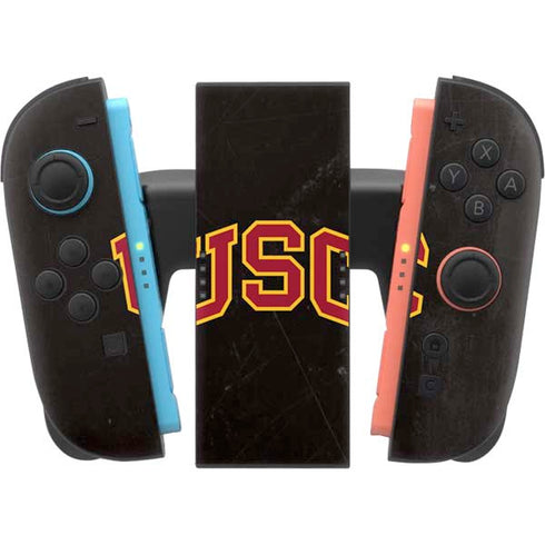 University of Southern California USC Logo Black Distressed Nintendo Switch 2 (2025) Joy-Con Controller Skin