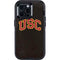 University of Southern California USC Logo Black Distressed Otterbox Defender iPhone Skin